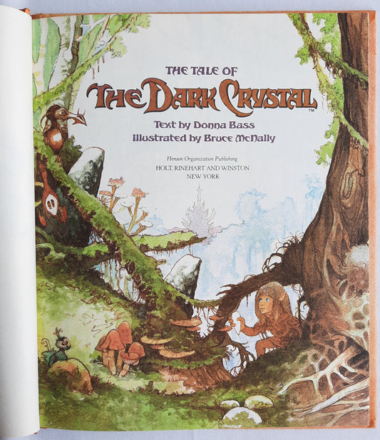 The Tale of the Dark Crystal by Donna Bass (Very good, 1982, HC, 48 pages, Weekly Reader Books)