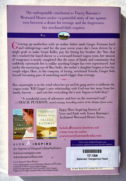 Dangerous Heart #3 von Tracey Bateman (Westward Hearts, Neu, TB, 2008, Avon Inspire, 246 Seiten)
