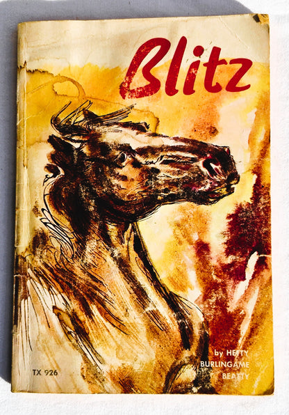 Blitz by Hetty Burlingame Beatty (Good, 1966, Pbk, 128 pages, Scholastic)