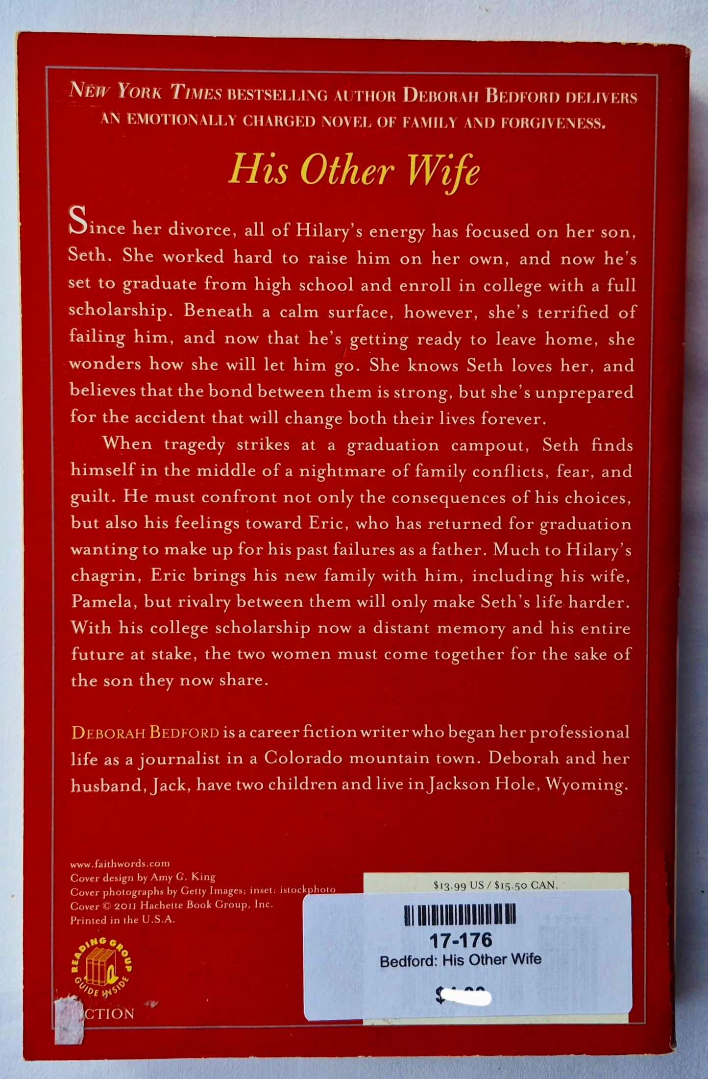 His Other Wife by Deborah Bedford (New/Unread, Pbk, 2011, Faith Words, 299 pages)