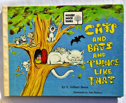 Cats and Bats and Things Like That von V. Gilbert Beers (Sehr gut, 1973, gebundene Ausgabe, Wonder World Books)