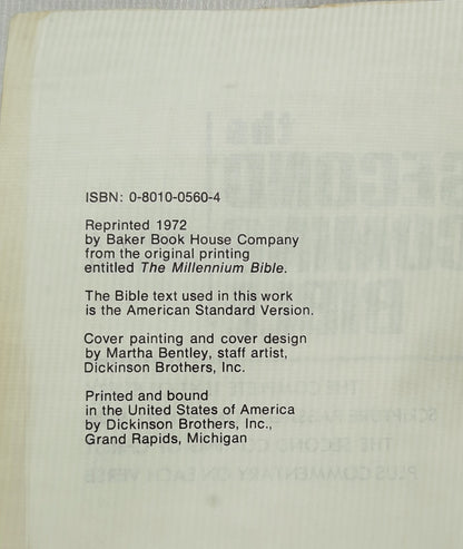 The Second Coming Bible by William E. Biederwolf (Good, 1972, Pbk, 728 pages, Baker Book House)