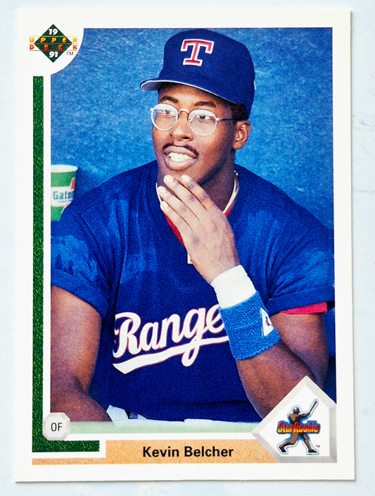 Belcher Kevin Texas Rangers Outfield #26 Upper Deck 1991 Baseball Card
