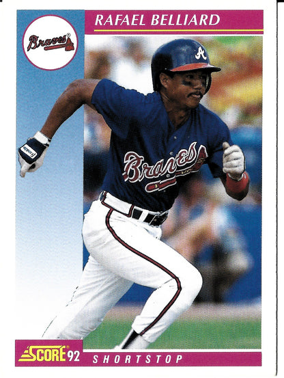 Scott Bailes California Angels Relief Pitcher 1992 Score #331 Baseballkarte (Exzellent)