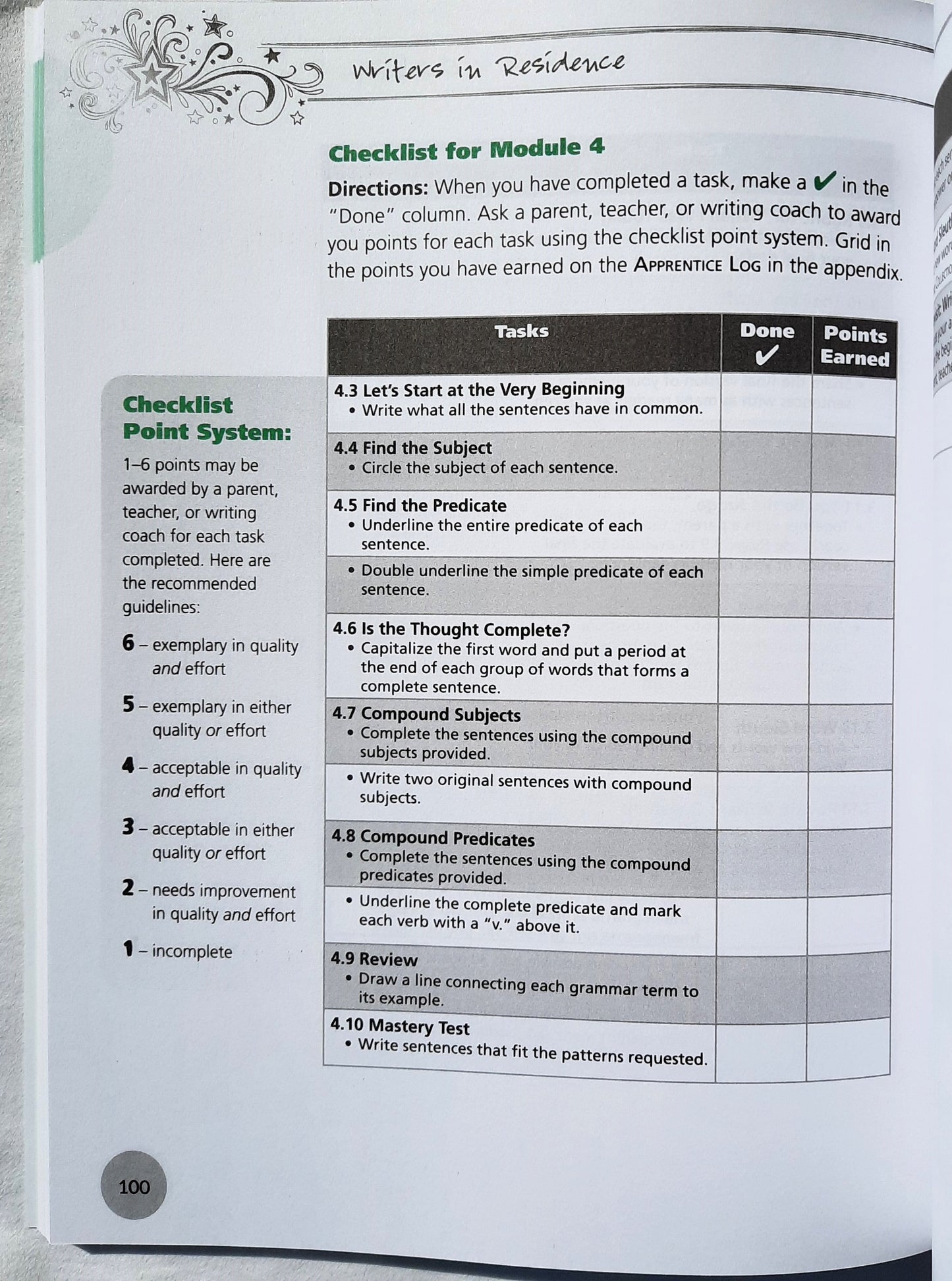 Writers in Residence Vol. 1 [Apprentice] Answer Key by Debra Bell (New, 2015, Pbk, 144 pgs, Apologia)