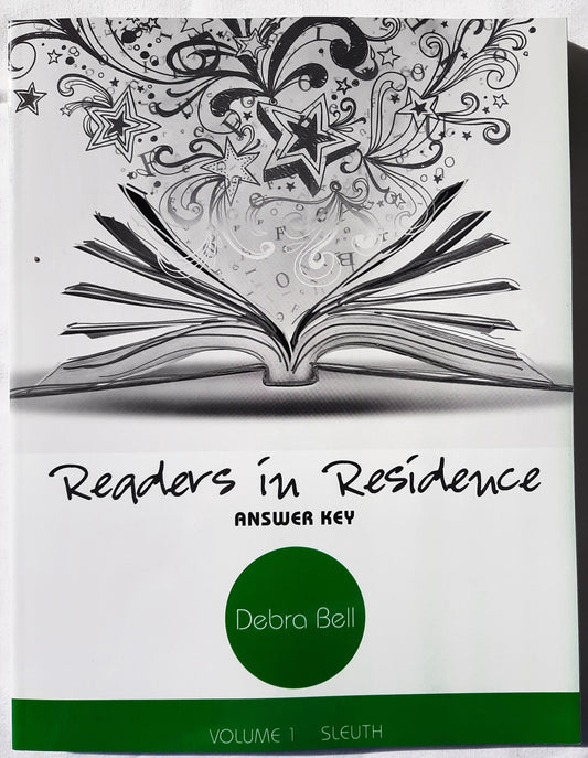 Readers in Residence Vol. 1 [Sleuth] Answer Key (New, 2016, Pbk, 232 pgs, Apologia)