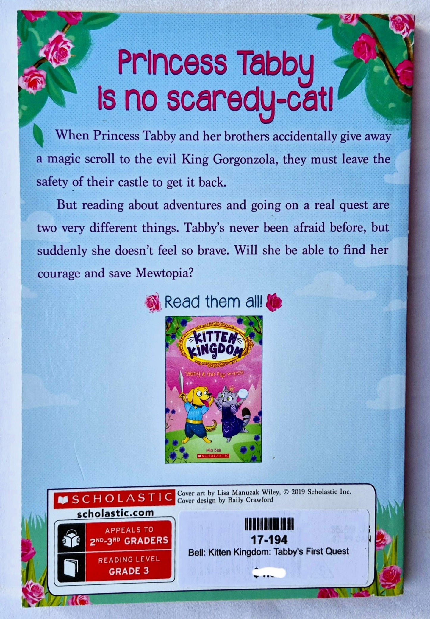 Tabby's First Quest #1 by Mia Bell (Kitten Kingdom, New, 2019, Pbk, 128 pages, Scholastic)