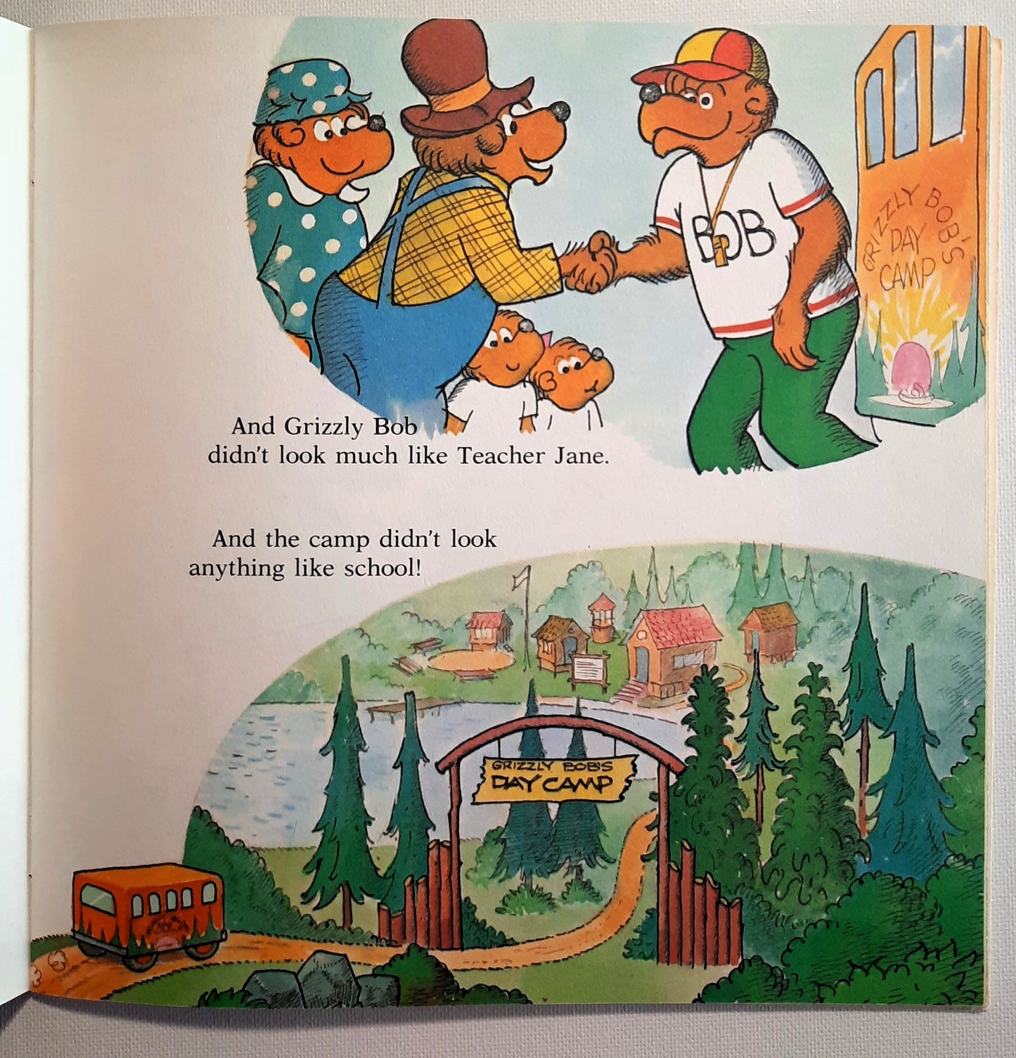 The Berenstain Bears Go to Camp by Stan & Jan Berenstain (Very good, 1982, Pbk, 32 pages, Random House)