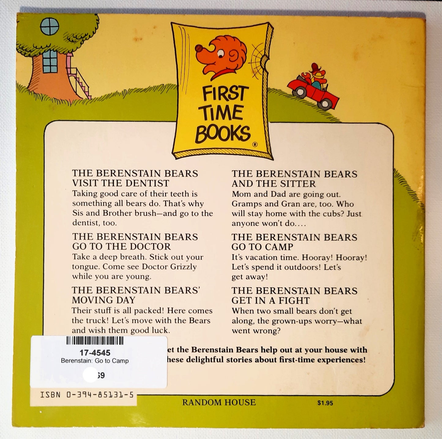 The Berenstain Bears Go to Camp by Stan & Jan Berenstain (Very good, 1982, Pbk, 32 pages, Random House)