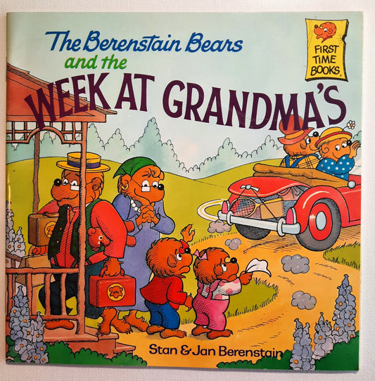 The Berenstain Bears and the Week at Grandma's by Stan & Jan Berenstain (Very good, 1986, Pbk, 32 pages, Random House)