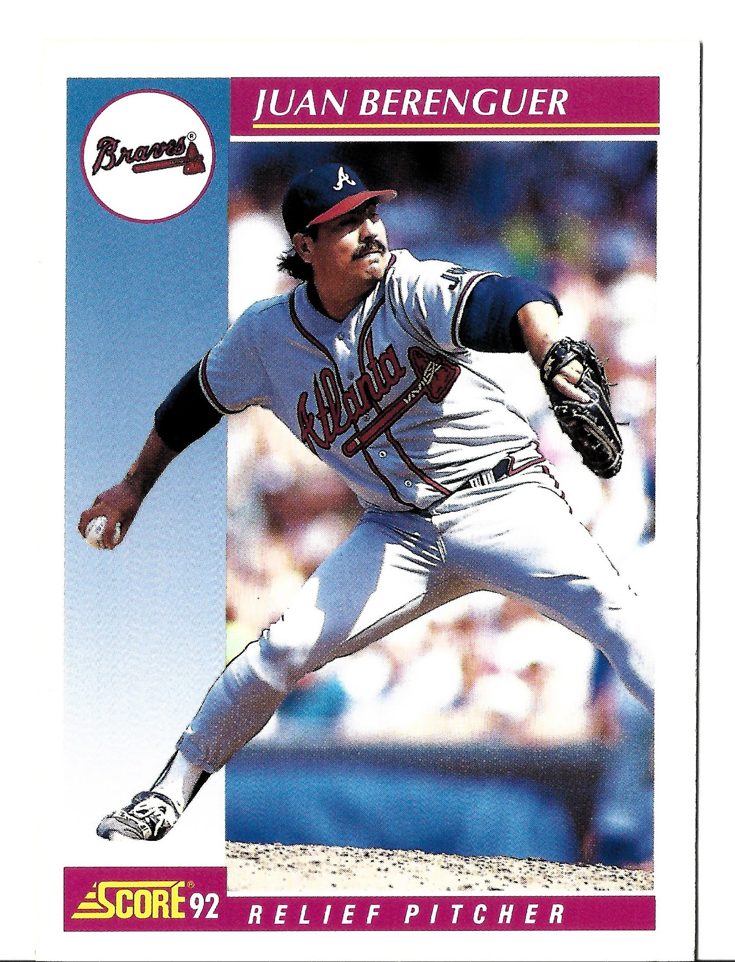 Scott Bailes California Angels Relief Pitcher 1992 Score #331 Baseballkarte (Exzellent)