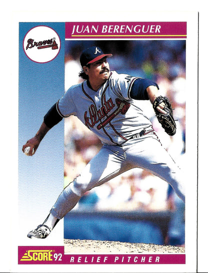 Scott Bailes California Angels Relief Pitcher 1992 Score #331 Baseballkarte (Exzellent)