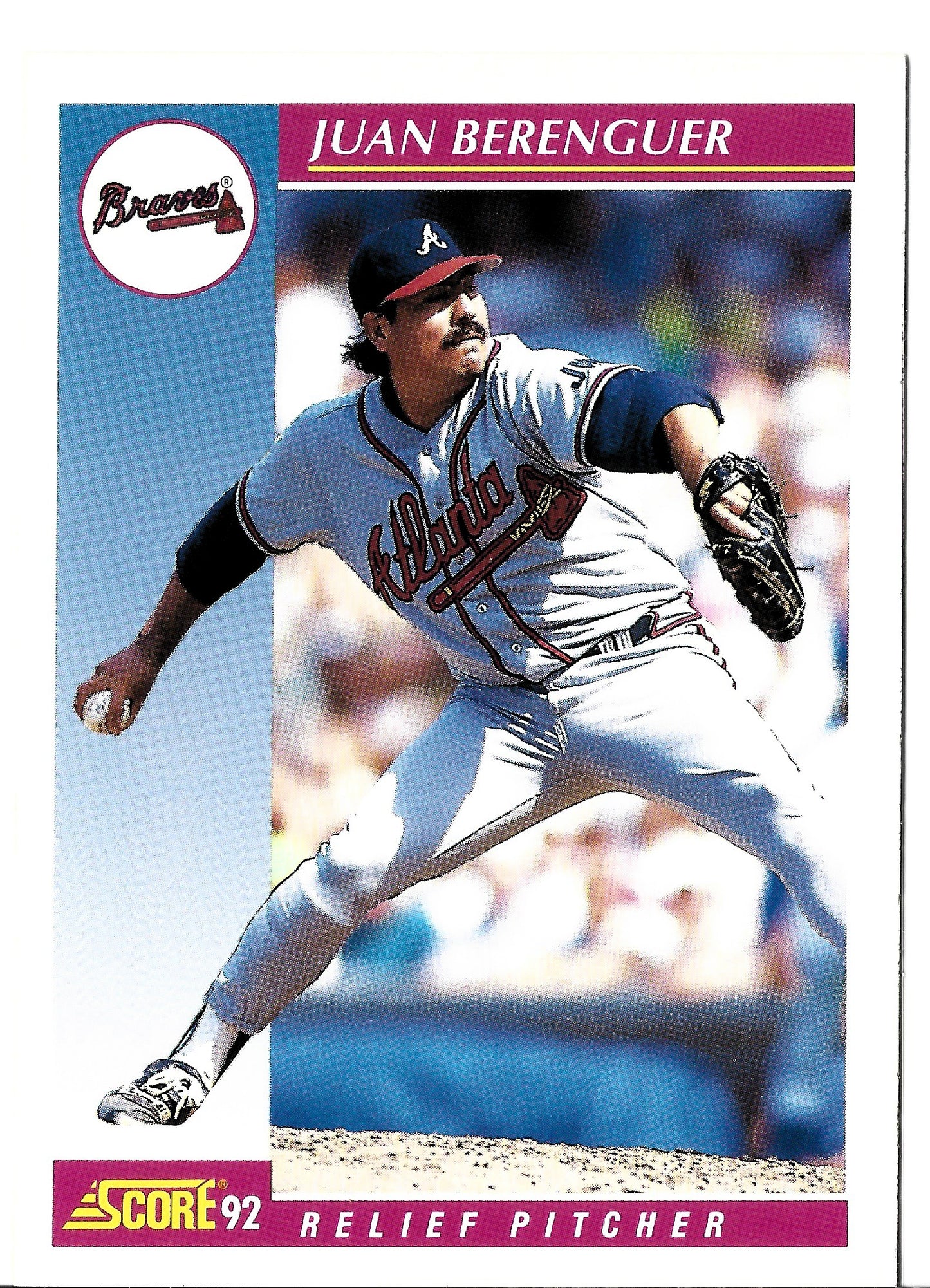 Scott Bailes California Angels Relief Pitcher 1992 Score #331 Baseballkarte (Exzellent)