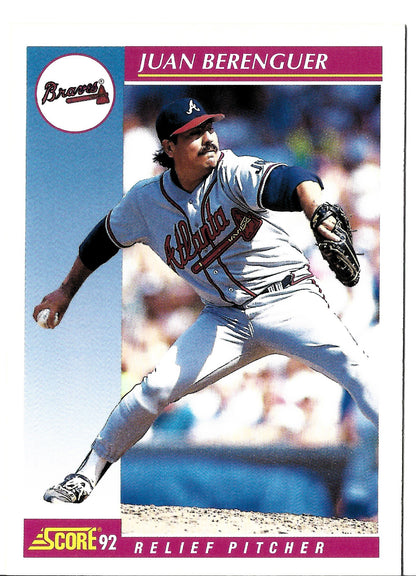 Scott Bailes California Angels Relief Pitcher 1992 Score #331 Baseballkarte (Exzellent)