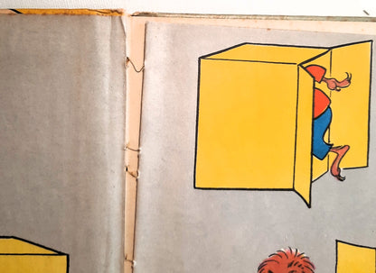Inside Outside Upside Down by Stan and Jan Berenstain (Acceptable, 1968, HC, 32 pages, Random House)