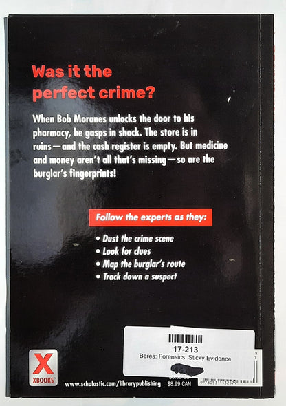 Forensics: Sticky Evidence by D.B. Beres (New, 2021, Pbk, 48 pages, Scholastic)