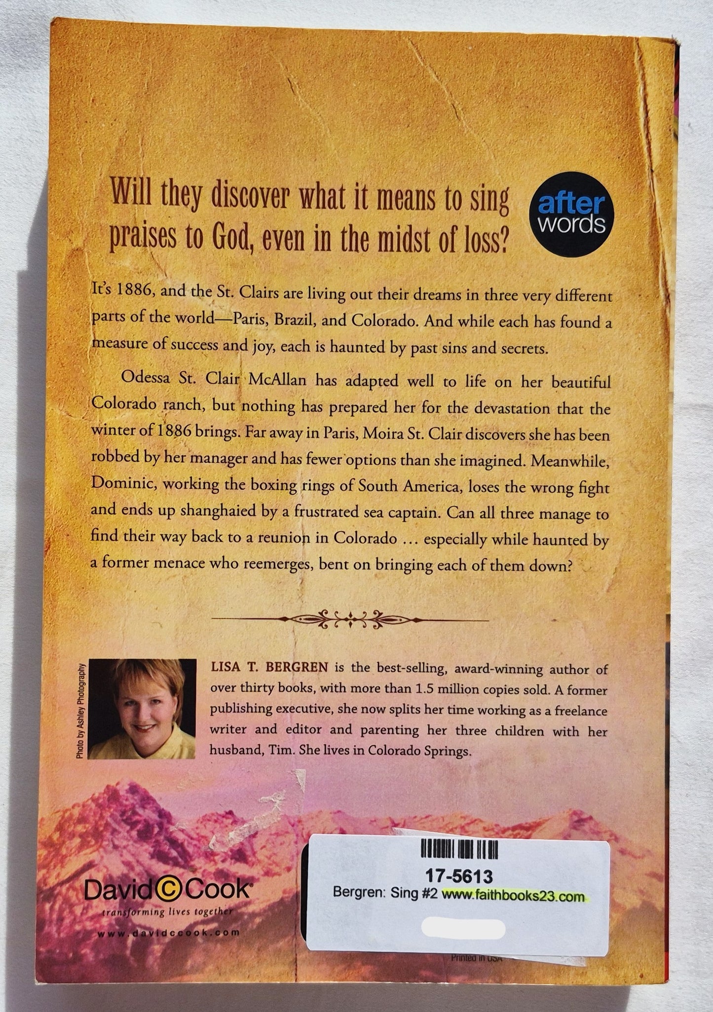 Sing von Lisa T. Bergren (Homeward-Trilogie #2, Sehr gut, 2010, Tb, 373 Seiten, David C. Cook)