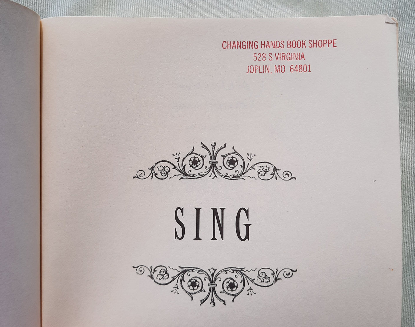 Sing by Lisa T. Bergren (Homeward Trilogy #2, Very good, 2010, Pbk, 373 pages, David C. Cook)