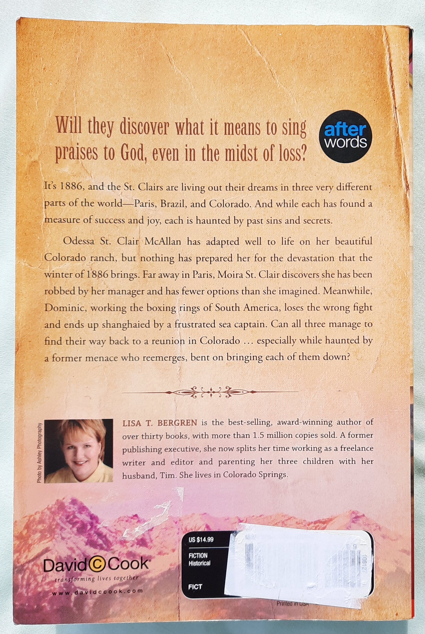 Sing by Lisa T. Bergren (Homeward Trilogy #2, Very good, 2010, Pbk, 373 pages, David C. Cook)