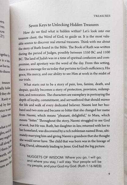 Hidden Treasures: Finding Hope at the End of the Journey by Robin Bertram (New, 2018, Pbk, 240 pgs, Abingdon)