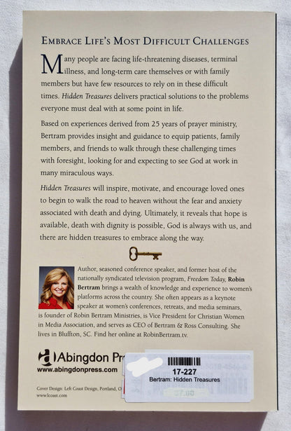 Hidden Treasures: Finding Hope at the End of the Journey by Robin Bertram (New, 2018, Pbk, 240 pgs, Abingdon)