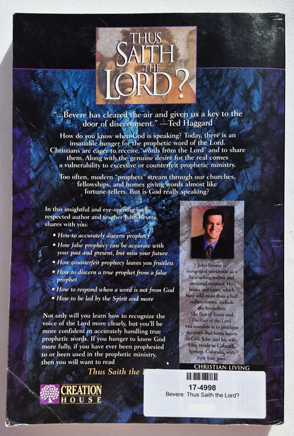 So spricht der Herr? Wie man erkennt, wann Gott durch andere zu einem spricht von John Bevere (Gut, 1999, TB, 183 Seiten, Creation House)