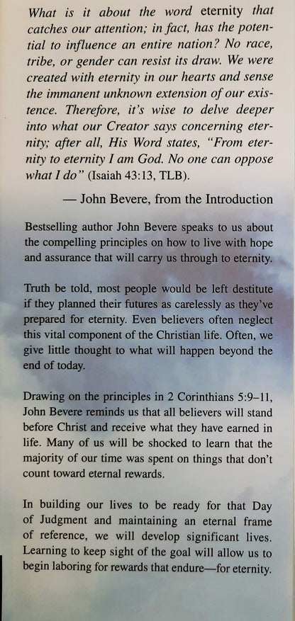 Driven by Eternity: Making Your Life Count Today & Forever von John Bevere (Gut, 2006, HC, 283 Seiten, Faith Words)