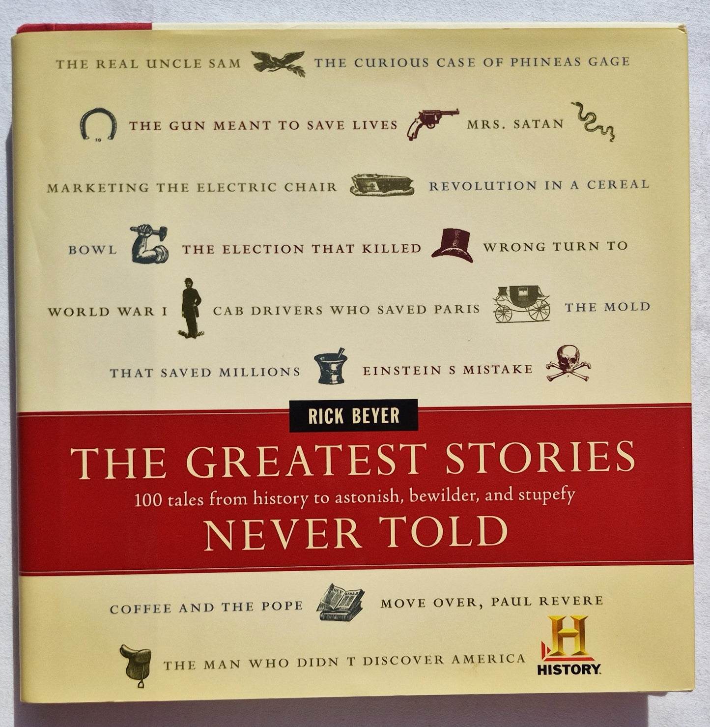 The Greatest Stories Never Told by Rick Beyer (Sehr gut, 2003, HC, 214 Seiten, HarperCollins)