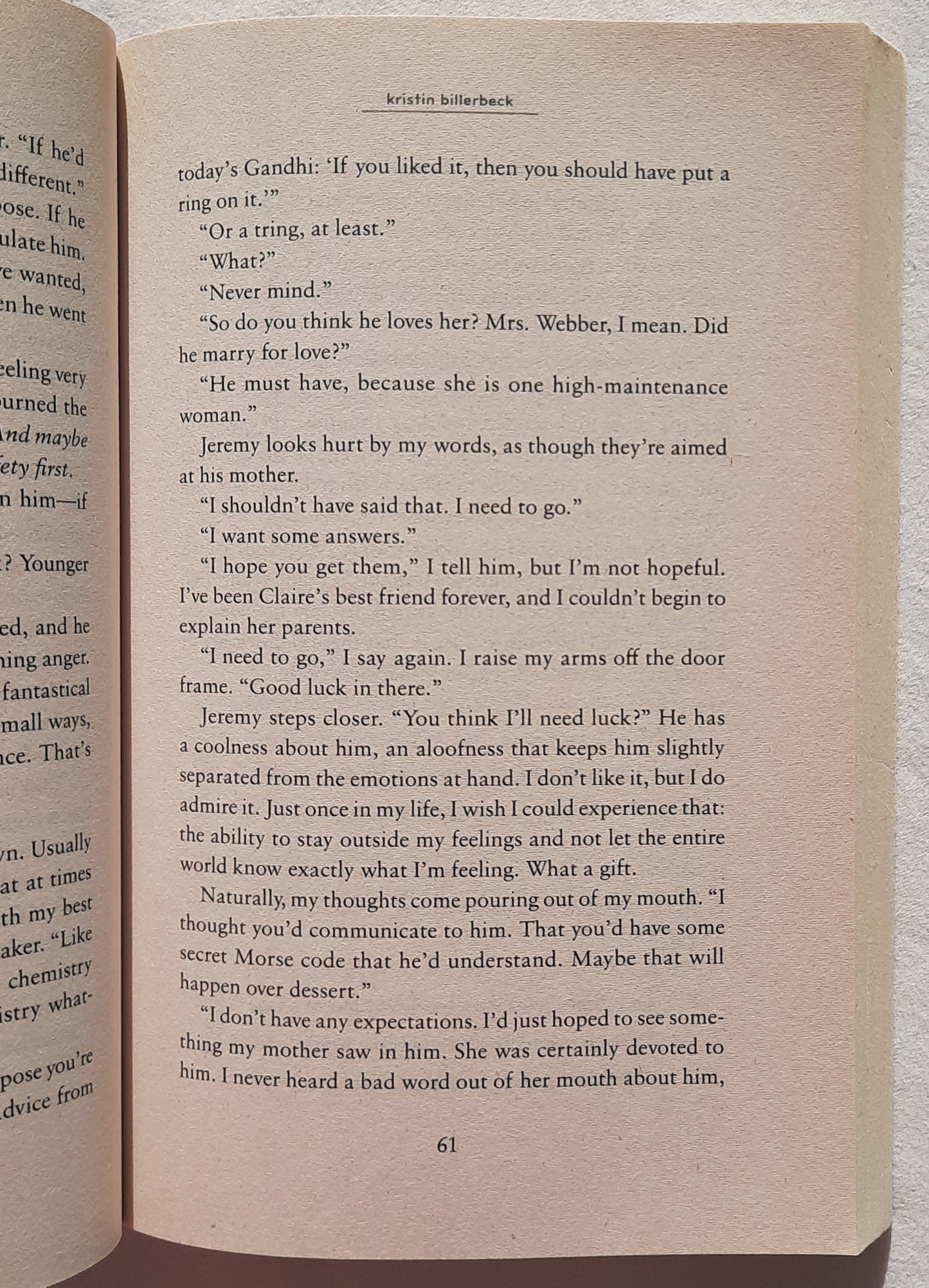 Perfectly Invisible #2 by Kristin Billerbeck (Universally Misunderstood, New, 2011, Pbk, 272 pages, Revell)