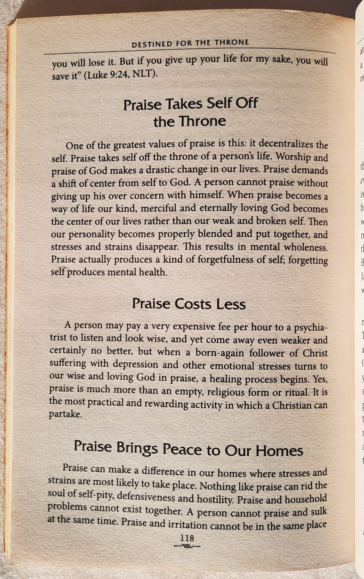 Destined for the Throne von Paul E. Billheimer (Gut, 1978, Taschenbuch, 134 Seiten, Trinity Broadcasting Network)