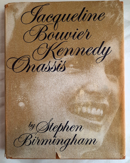 Jaqueline Bouvier Kennedy Onassis by Stephen Birmingham (Good, 1978, HC, 242 pages, Grosset & Dunlap)