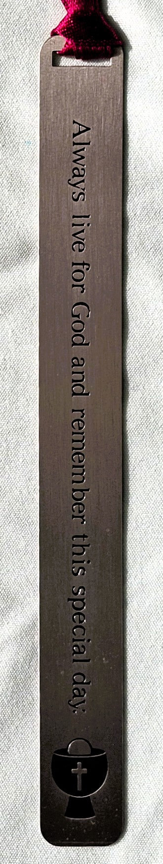 Kommunion Lesezeichen versilbert von Dicksons (Neu, 15 cm, BKM-2511)