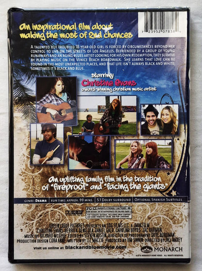 Black & Blue Christian Movie DVD (New, 2010, Monarch Video, PG-13, Christine Evans)
