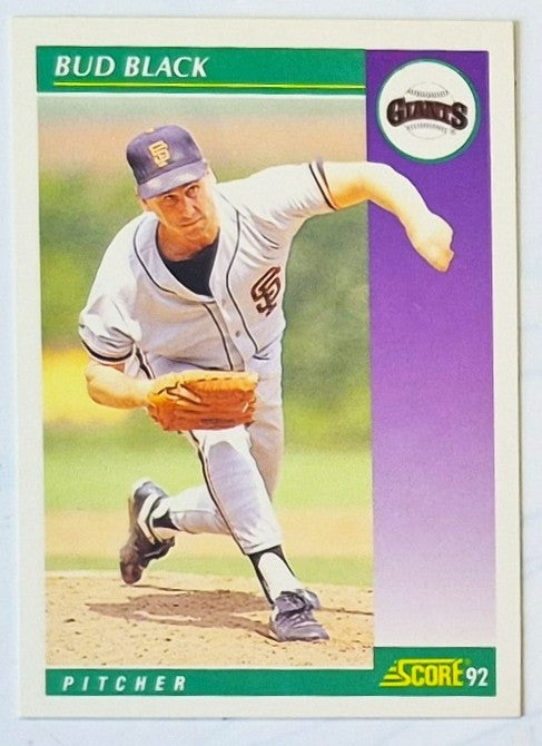 Scott Bailes California Angels Relief Pitcher 1992 Score #331 Baseballkarte (Exzellent)