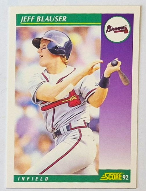 Scott Bailes California Angels Relief Pitcher 1992 Score #331 Baseballkarte (Exzellent)