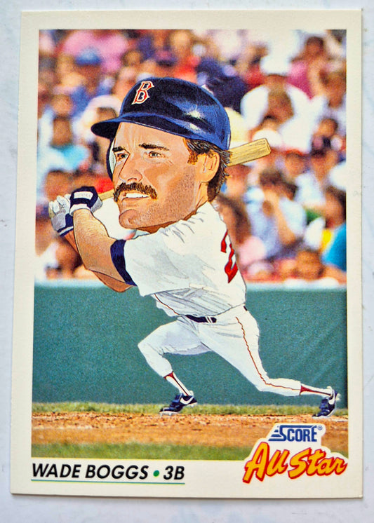 All Star Wade Boggs Third Base #434 Score '92 Baseball Card