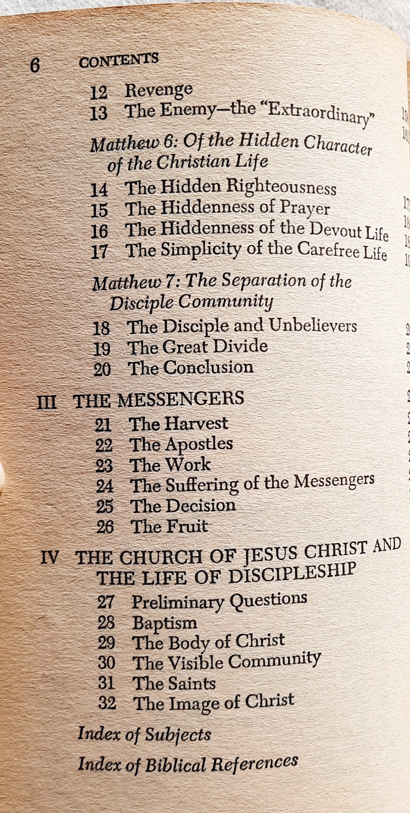 The Cost of Discipleship Revised Edition by Dietrich Bonhoeffer (Good, 1963, PBk, 352 pages, Collier Books, first paperback edition)