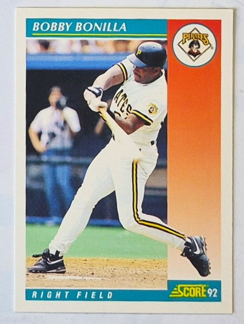 Bonilla Bobby Pittsburgh Pirates Right Field #225 1992 Score Baseball Card