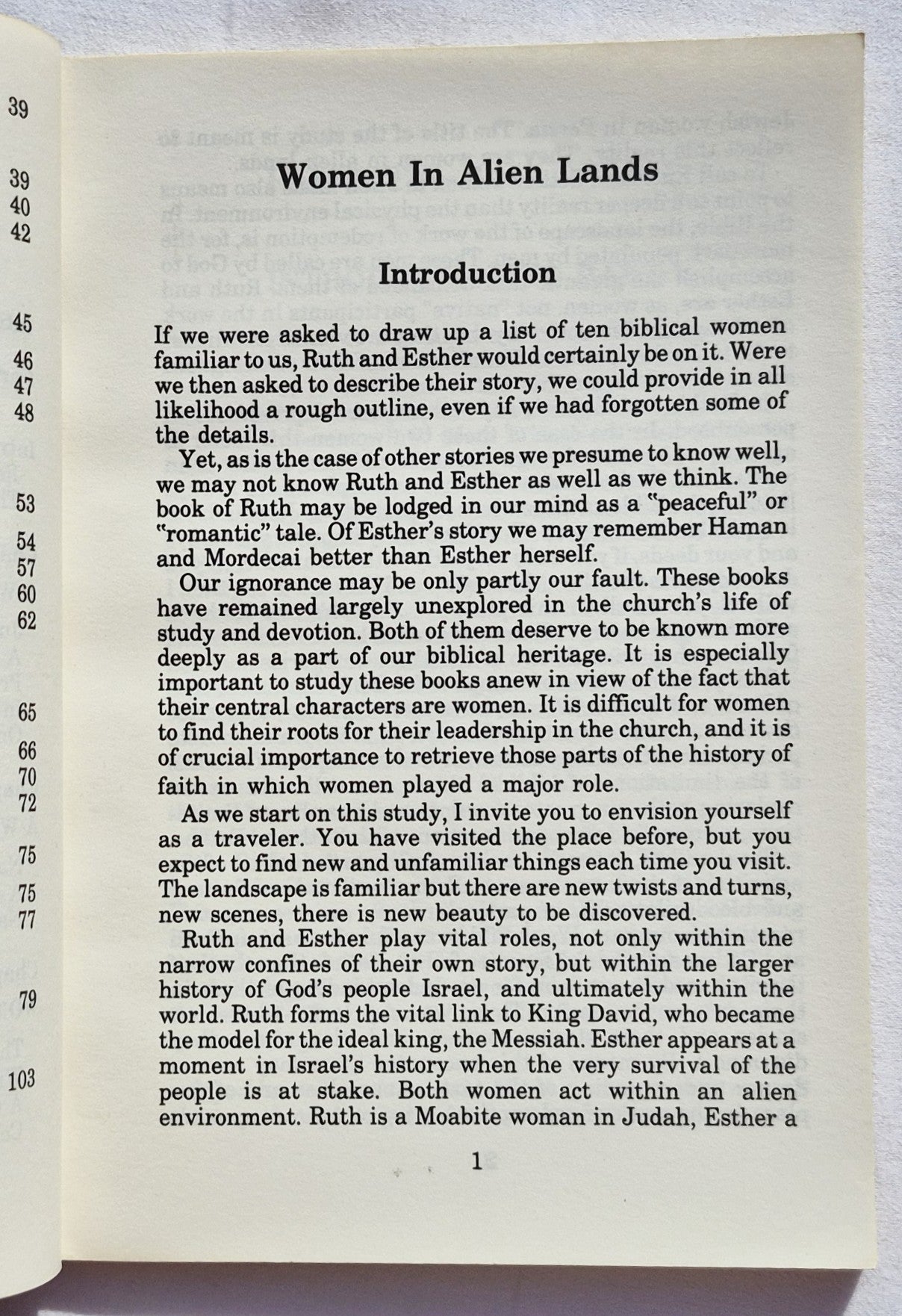 Ruth und Esther: Frauen in fremden Ländern von Johanna Bos (Gut, 1988, TB, 104 Seiten, General Board of Global Ministries)