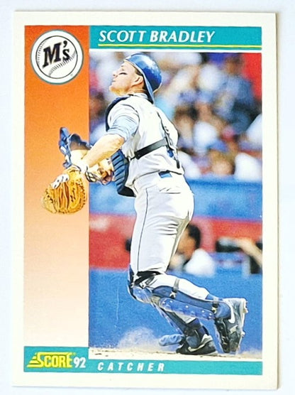 Scott Bailes California Angels Relief Pitcher 1992 Score #331 Baseballkarte (Exzellent)