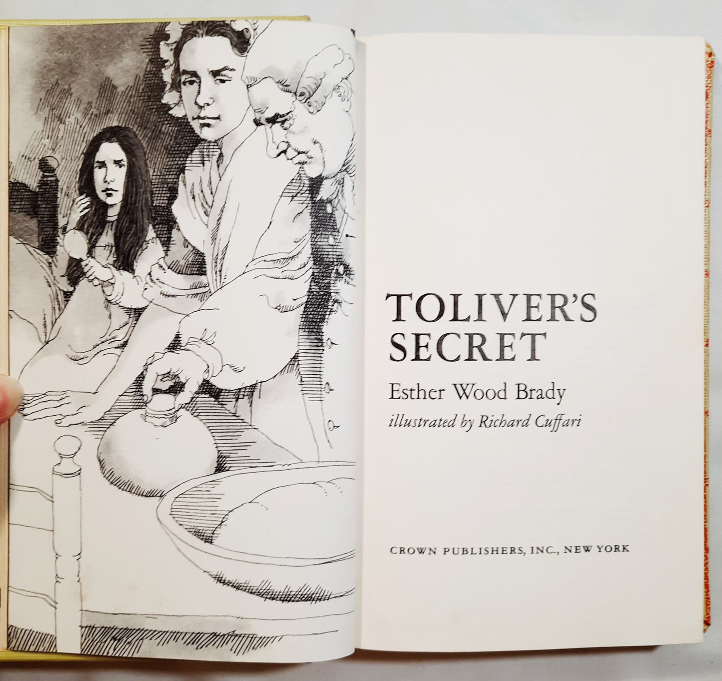 Tolivers Geheimnis von Esther Wood Brady (Gut, 1976, Gebunden, 166 Seiten, Crown Publishers)