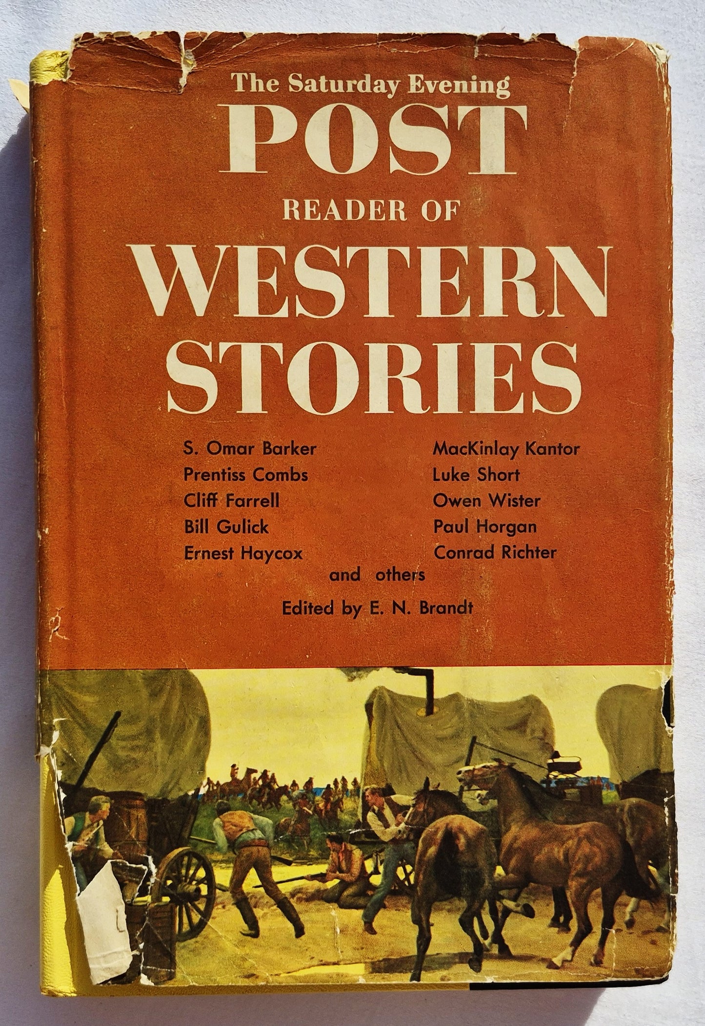 The Saturday Evening Post Reader of Western Stories edited by E.N. Brandt (Good, 1960, HC, The Curtis Publishing Co.)
