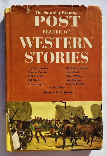 The Saturday Evening Post Reader of Western Stories edited by E.N. Brandt (Good, 1960, HC, The Curtis Publishing Co.)