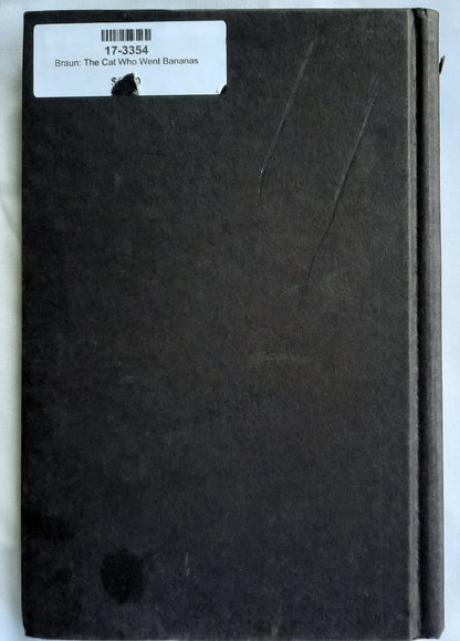 The Cat Who Went Bananas #27 by Lilian Jackson Braun (Good, 2004, HC, 223 pages, Putnam Publishing)