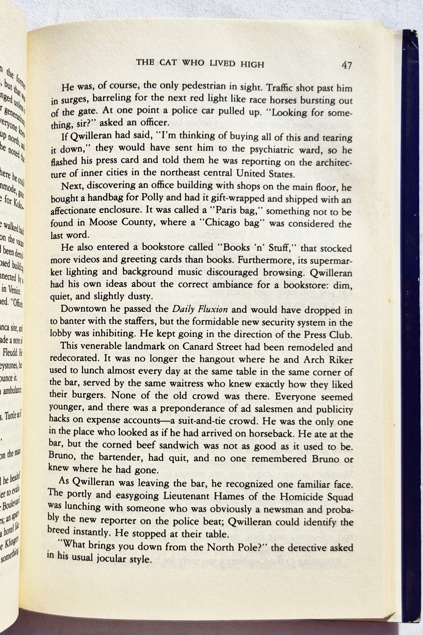 Die Katze, die so hoch hinaus wollte von Lilian Jackson Braun (Gut, 1990, HC, 182 Seiten, G.P. Putnam's Sons)