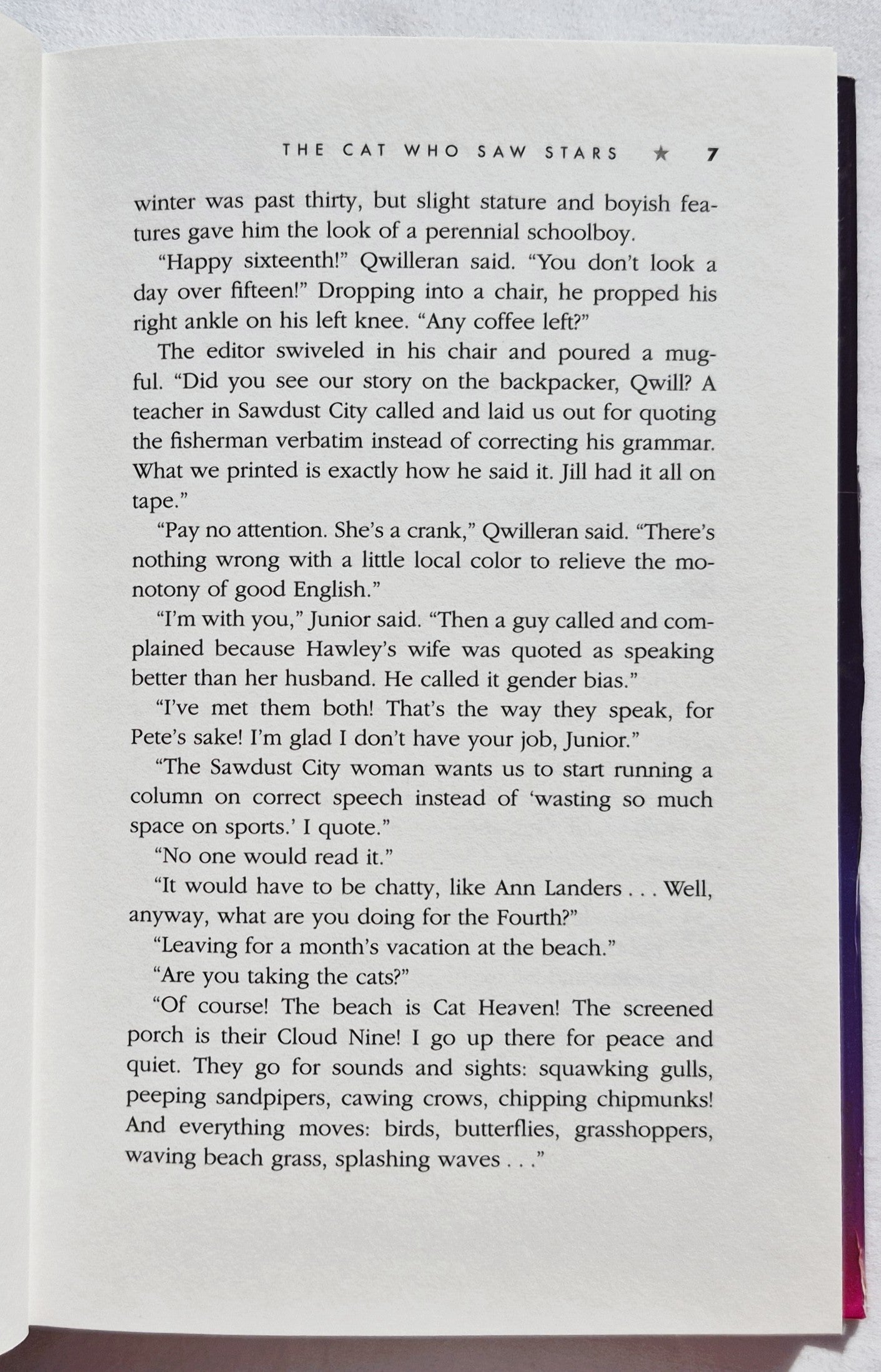 Die Katze, die Sterne sah #21 von Lilian Jackson Braun (Sehr gut, 1999, Gebunden, 227 Seiten, G.P. Putnam's Sons)