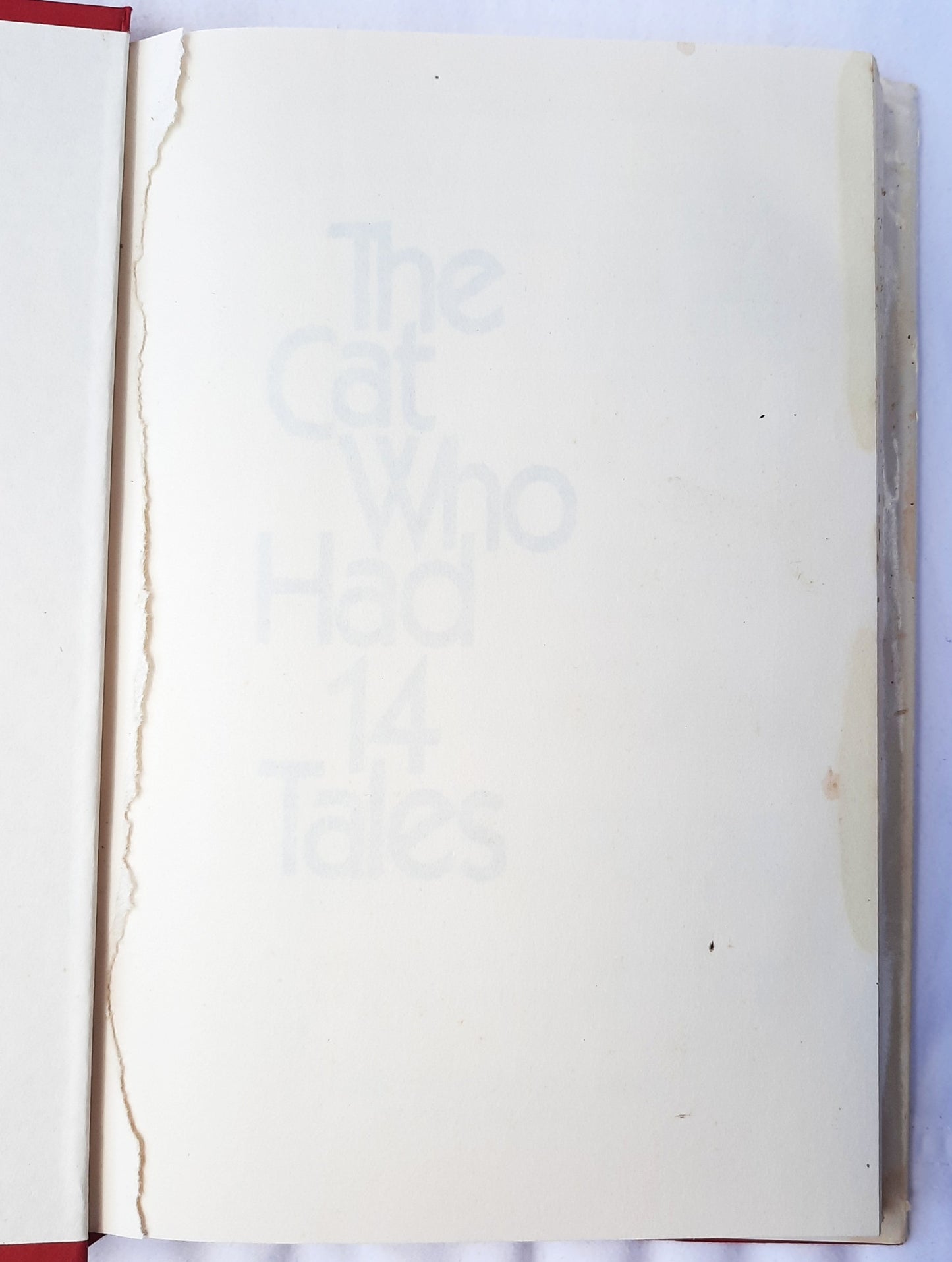 The Cat Who Had 14 Tales #1 von Lilian Jackson Braun (Gut, 1988, HC, 244 Seiten, Jove)