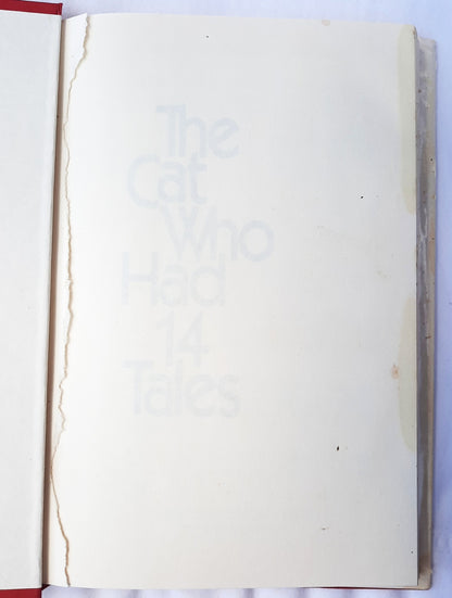 The Cat Who Had 14 Tales #1 von Lilian Jackson Braun (Gut, 1988, HC, 244 Seiten, Jove)