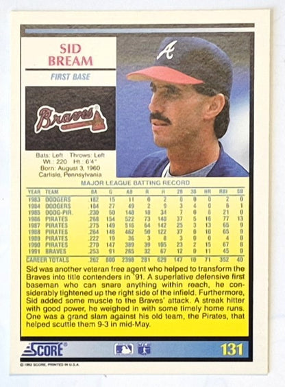 Scott Bailes California Angels Relief Pitcher 1992 Score #331 Baseballkarte (Exzellent)