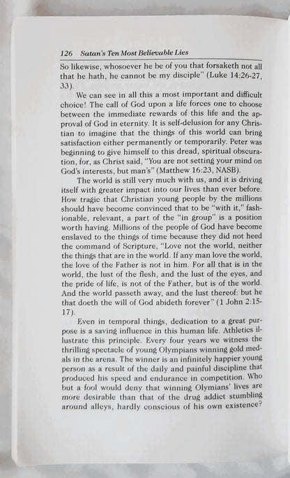 Satans zehn glaubwürdigste Lügen von Dave Breese (Gut, 1974, Pbk, 144 Seiten, Moody Press)